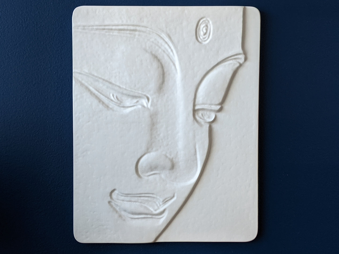 Buddha Face - Bas Relief Sculpture