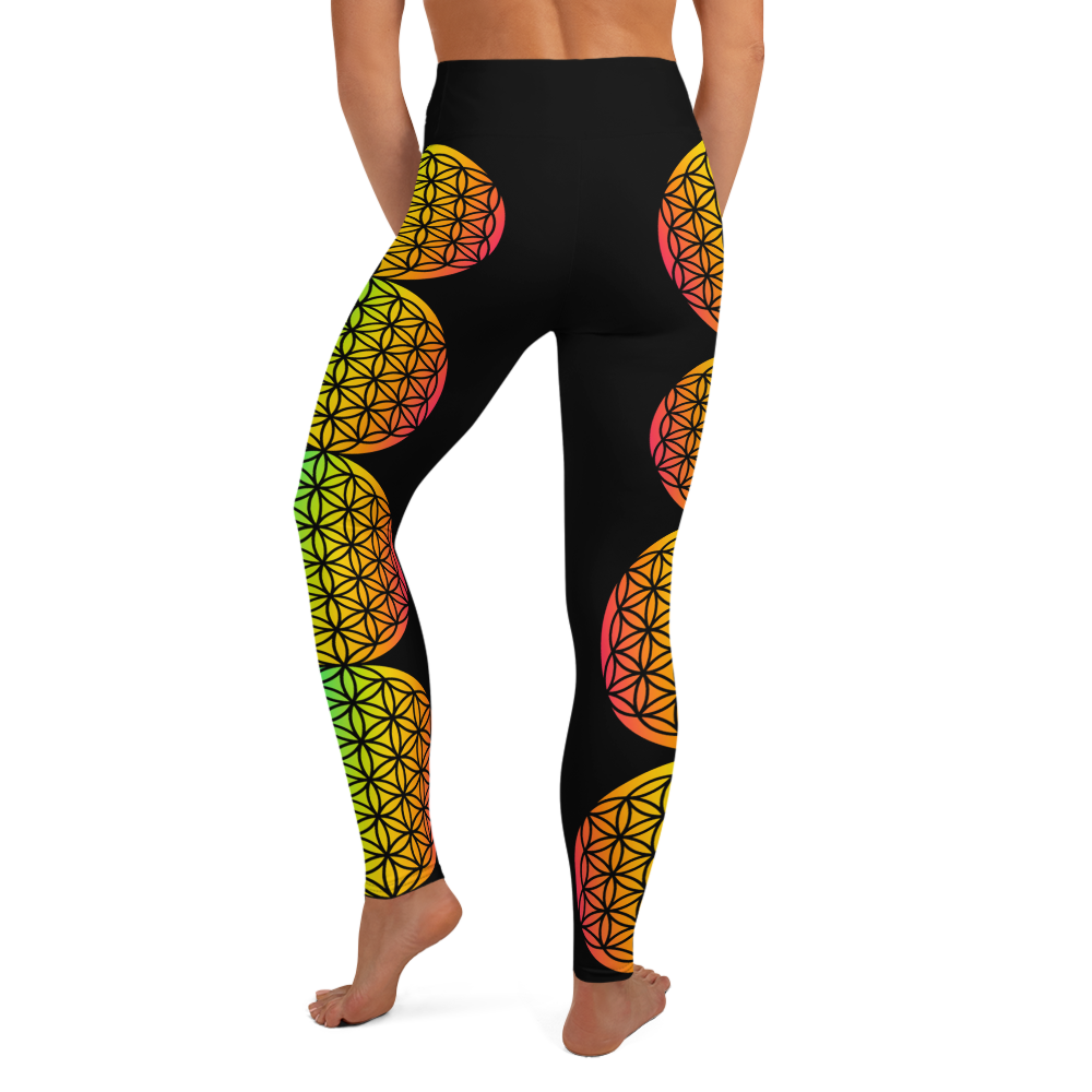 Flower of Life, Sacred Geometry, Yoga Leggings