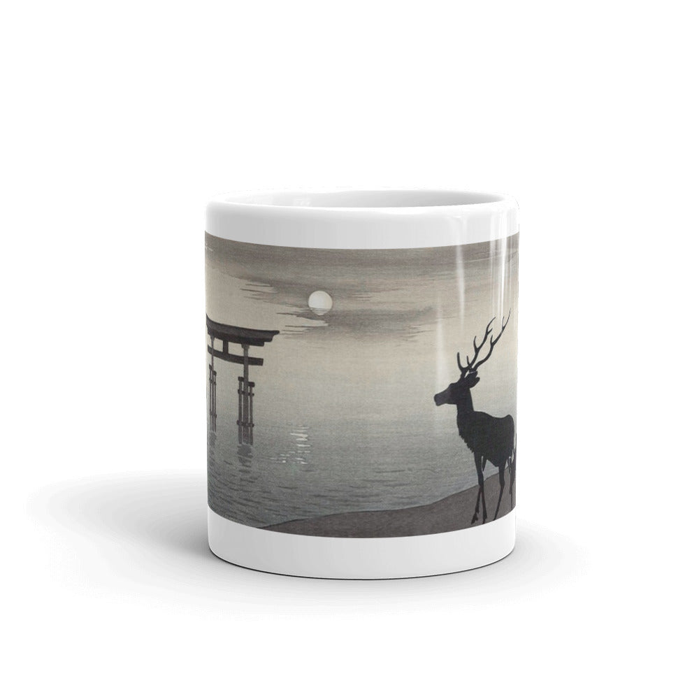 Torii and Deer Ohara Koson Mug