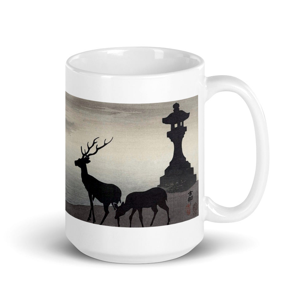 Torii and Deer Ohara Koson Mug