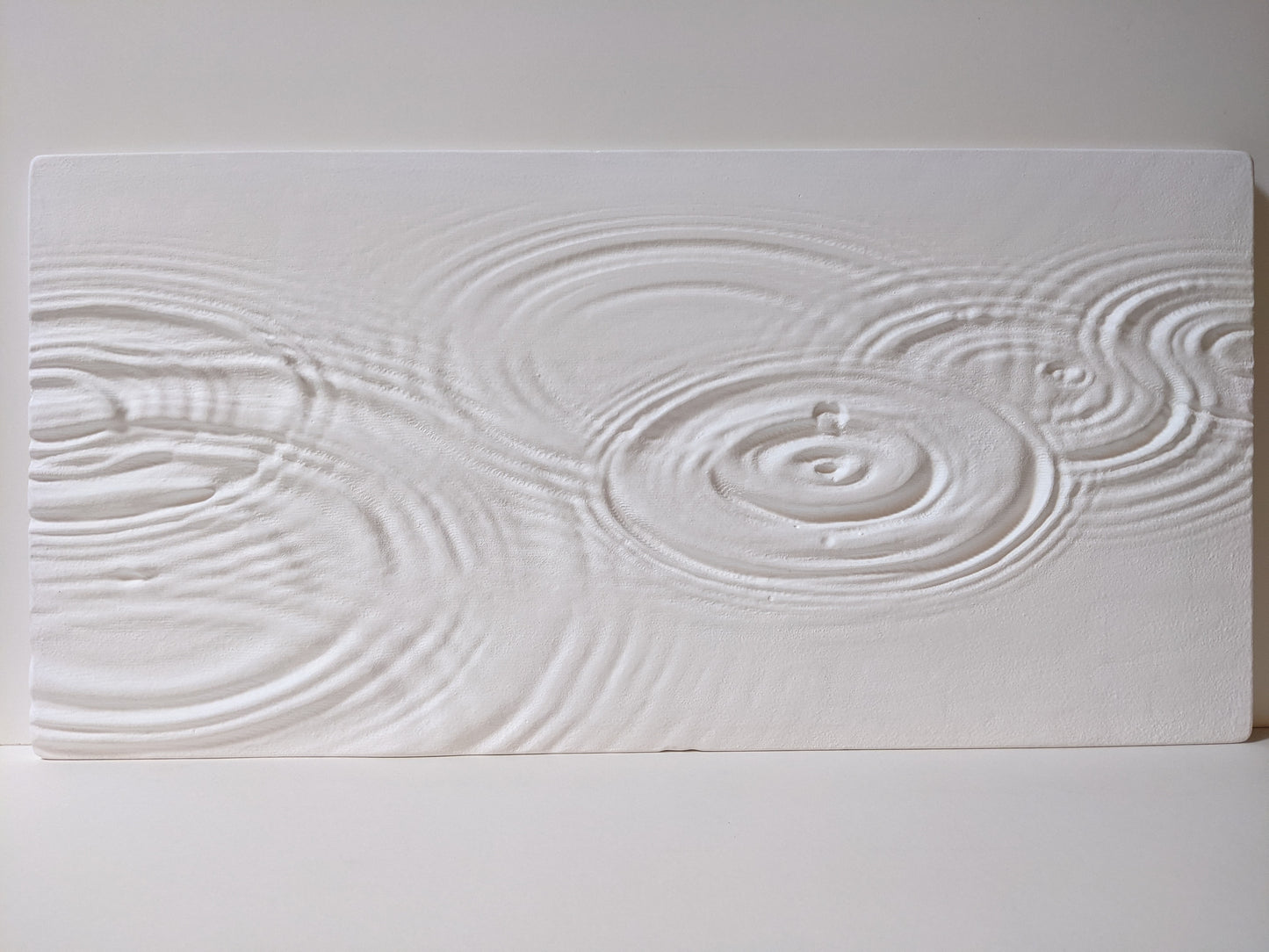 Calm - Ripples on Water Bas Relief Sculpture