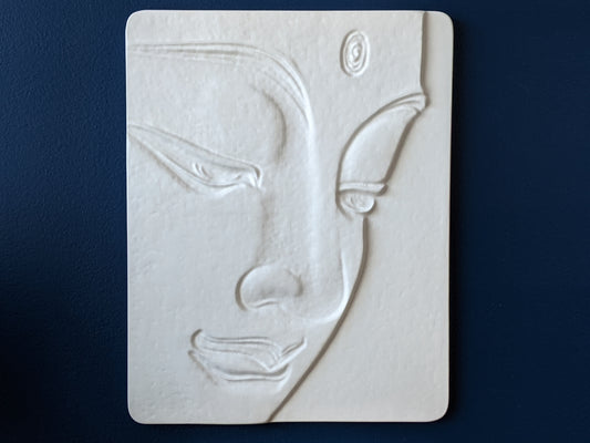Buddha Face - Bas Relief Sculpture